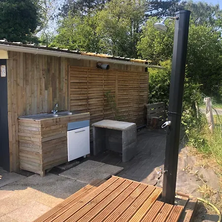 Mobil-home Atypique Manche - キャンプ場 Surville